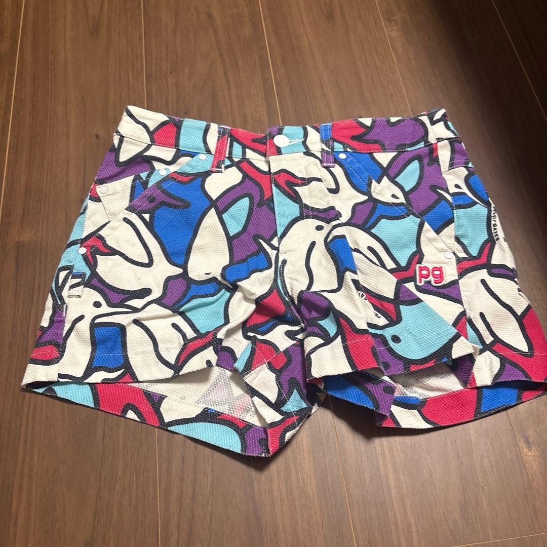 PEARLY GATES ウサギ柄 ショートパンツ
