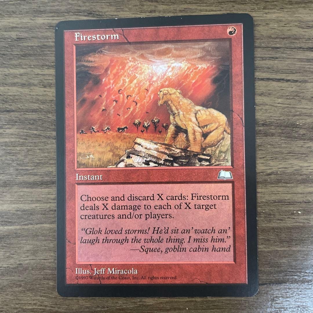 mtg 炎の嵐/Firestorm 英語版 1枚 WTH